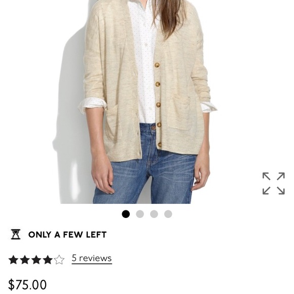 Madewell Heathered Pocket Cardigan - Picture 5 of 5